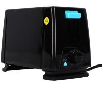 Domotec MS-263 650W electric toaster for 2 toasted bread with removable tray and toasting degree adjustment Black
