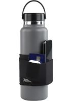 A case with a pocket for a sports bottle Bottle Pocket up to 1 liter fabric pocket organizer for storing a smartphone, keys, cards and headphones