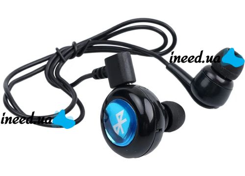 Бездротові стерео навушники AirBeats Bluetooth mini 4.0 Black Вакуумна гарнітура з вбудованим мікрофоном і шумозаглушенням для IOS і Android чорні