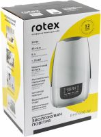 Ультразвуковой увлажнитель воздуха Rotex RHF-600-W на 6 л 35 кв.м очиститель ионизатор с LED дисплеем и фильтром очистки воды 30W от сети Белый