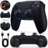 Бездротовий джойстик геймпад Sony PlayStation DualSense PS5 Black акумуляторний ігровий контролер з мікрофоном для приставки Чорний