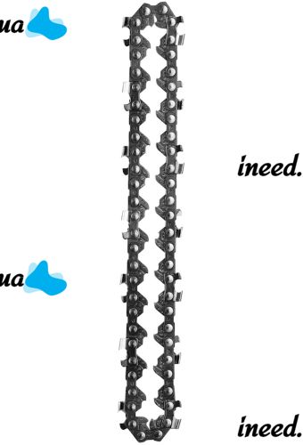 A set of 8" 20 cm guide rail and 2 chains for a cordless hand chainsaw 23 teeth 47 links, a set for pruning trees and sawing firewood