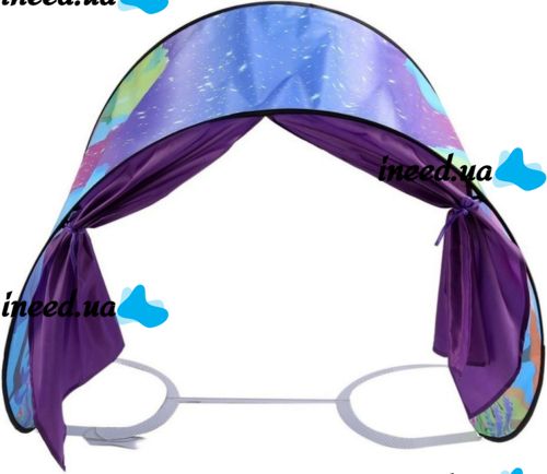 Дитячий ігровий намет для сну Dream Tents Glow зоряне небо тент балдахін для дитячого ліжечка з LED підсвічуванням, пультом управління і сумкою