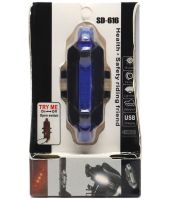 Bike Light SD-616 rechargeable bike light with rear stop Bike Light SD-616 rechargeable bike light, bike stop signal on the bike frame 4 modes of operation from USB