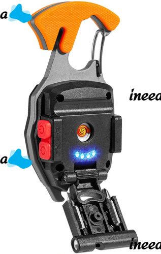 Світлодіодний ліхтарик брелок для ключів з підпалом Keychain Light W5147 ручний мультитул, міні світильник з прикурювачем, викруткою і карабіном USB