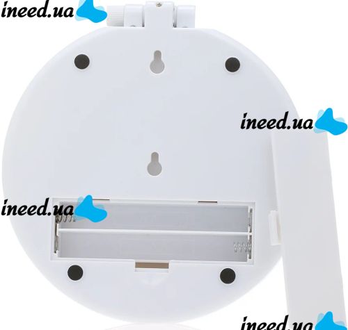 Round Folding Makeup Mirror Large Led Mirror W0-29 Cosmetic Folding Mirror on an Adjustable Stand with Magnification on Batteries