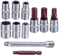 Trimann TM-32 Tool Set with a 5–25 Nm Torque Ratchet and 32-Piece Bit Set, Handheld Quick-Release Ratchet Wrench Set in a Case