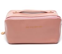 Косметичка органайзер для зберігання косметики Rose Of Mon's Land Beauty Box Bag жіноча дорожня сумка з ручкою, водонепроникна Mons 5078 Рожева