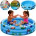 Kruzzel SP-30 2-in-1 Inflatable Kids' Pool for Swimming and Ball Play – 58 L Round Play Pool with Soft Bottom for Toddlers Ages 1 and Up – 80 x 30 cm – Blue