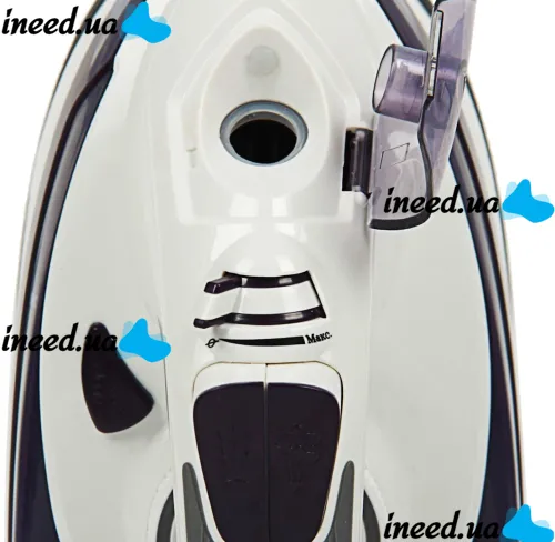 Operatec OP-1005 2200W handheld steam iron with ceramic soleplate and steam regulator for ironing and steaming clothes from mains Purple