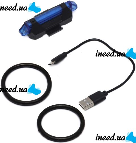 Bike Light SD-616 rechargeable bike light with rear stop Bike Light SD-616 rechargeable bike light, bike stop signal on the bike frame 4 modes of operation from USB