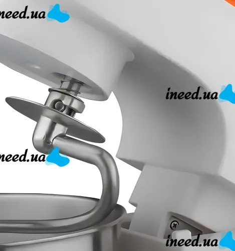 Kitchen planetary mixer Bitek BT-6611 with metal bowl 4 liters and attachments, stationary tabletop dough kneader 3000 watts