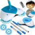 Mechanical Mop Broom Hurricane Spin Broom M24 Universal Brush with Telescopic Handle 110 cm for Dry Floor Cleaning with vacuum cleaner Effect