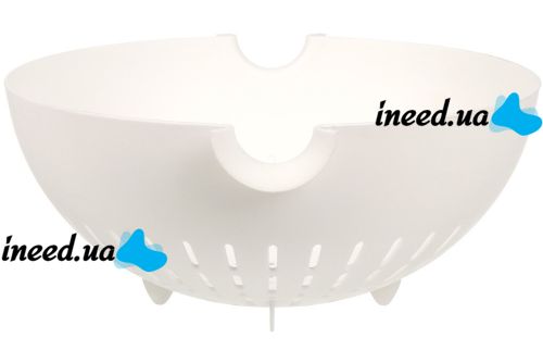 Подвійний друшляк з мискою Mesh Strainer Drain Basket JM-615 2 в 1 зливна миска-друшляк з ситом, пластиковий Ківш для миття фруктів і овочів Зелений
