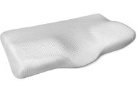 Ортопедична подушка з ефектом пам'яті Memory Latex Pillow TV50092 анатомічна Гіпоалергенна подушка з двома валиками для підтримки шиї і плечей