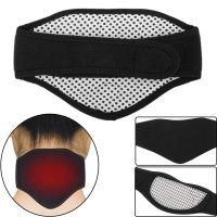Турмаліновий масажний комір Sunroz Self Heating Neck XL-314 з магнітами, шийний пояс з магнітними вставками Бандаж на шию з підігрівом