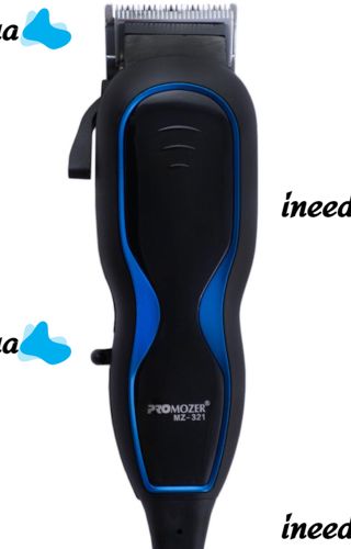Професійна дротова машинка Mozer MZ-321 для стрижки волосся з регулюванням довжини лез і 4 насадками, Мережева машинка-тример Мозер від мережі