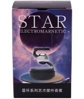 Car Fragrance Star Electromarnetic Solar Freshener AND 5309 levitating solar-powered ball, freshener diffuser on the car dashboard