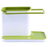 Кухонний органайзер для мийних засобів на раковину Kitchen Shelf Sink Tidy 3 в 1, Універсальний органайзер для кухонного приладдя на мийку