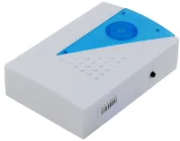 Дверний дзвінок Luckarm Intelligent D006 від розетки 220V бездротова кнопка передавач сигналу і приймач від мережі на 38 мелодій для вхідних дверей до 100 м