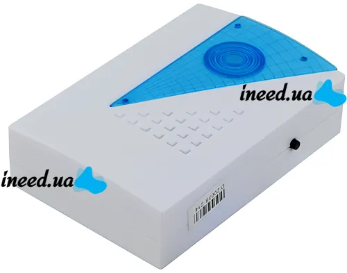 Дверний дзвінок Luckarm Intelligent D006 від розетки 220V бездротова кнопка передавач сигналу і приймач від мережі на 38 мелодій для вхідних дверей до 100 м