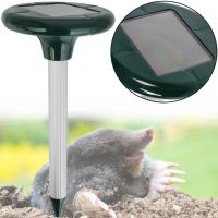 Отпугиватель кротов и грызунов на солнечной батарее Solar Rodent Repeller ультразвуковой прибор кротоотпугиватель для отпугивания вредителей 6Х3.5 см