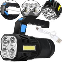 Портативный ручной фонарик X-Balog BL-X508 светодиодный аккумуляторный LED светильник, переносной фонарь прожектор для кемпинга 4 режима с USB