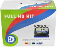 Комплект беспроводного видеонаблюдения видеорегистратор UKC DVR KIT 6678 WiFi набор на 8 уличных камер с датчиком движения для наружного наблюдения