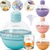 Сферична форма для льоду у вигляді кулі Ice Ball Maker силіконова сфера з лійкою для заморозки і зберігання круглого льоду для коктейлів і віскі