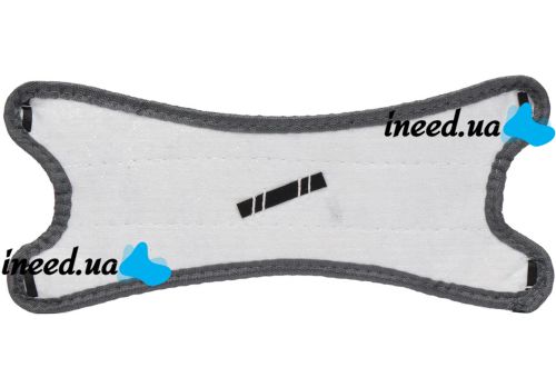 Змінна насадка для швабри X-Type з віджимом MAG-731 додаткова запаска з мікрофібри для миття та прибирання підлоги на швабру метелика 37х15 см Сіра