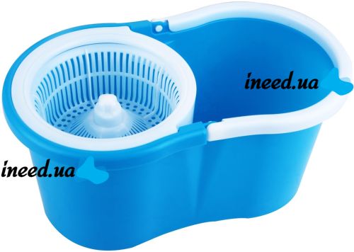 Комплект швабра с самоотжимом и ведром Magic Mop 360 (Меджик Моп) телескопическая швабра с Spin Mop с насадкой из микрофибры Easy Mop 360, Rotary Mop