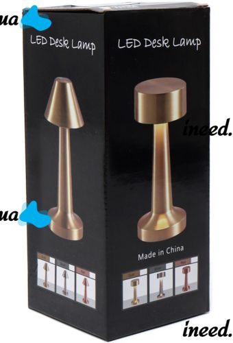Світлодіодна настільна лампа гантеля Led Desk Lamp WC100G барний світильник нічник 3 режими світіння з сенсорним датчиком для спальні, ресторану, кафе