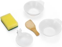 Travel tableware set AL-300 3 in 1 camping set frying pan, saucepan for 2-3 people made of anodized aluminum for cooking DS-300