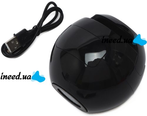 Бездротова Bluetooth колонка з годинником Kimiso KMS-K12 3W акумуляторний портативний міні динамік з будильником і RGB LED підсвічуванням microUSB