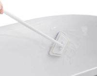 Bathroom and tile cleaning brush Glass Eraser LY-516 2 in 1 trapezoidal sponge for washing floors, walls and windows with a long handle and replaceable nozzles