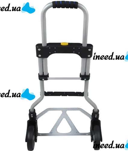 Household folding luggage cart Draw-bar Truck XS-715 up to 75 kg cargo two-wheel folding cart with telescopic handle 87x38x35 cm