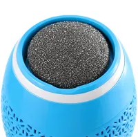 Pedi Vac R1-4921 Electric Foot File: Rechargeable Pumice Grinder for Cleaning Heels and Removing Calluses, with a USB-Powered Vacuum Cleaner