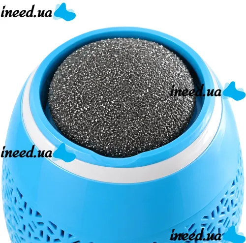 Pedi Vac R1-4921 Electric Foot File: Rechargeable Pumice Grinder for Cleaning Heels and Removing Calluses, with a USB-Powered Vacuum Cleaner