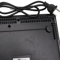 Індукційна сенсорна електроплита Domotec MS-5833 на 1 конфорку 2000W портативна настільна електрична плита з дисплеєм таймером MS5833 Чорна