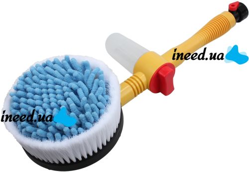 Обертається насадка для шланга Water Blast Cleaner Roto Brush MC - 1065 комплект для миття та чищення з щіткою з мікрофібри і резервуаром для авто