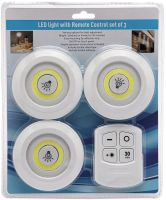 Світлодіодний сенсорний нічник з підсвічуванням Bailong BL - 1012 з пультом LED набір бездротових настінних ламп світильників 3 шт на батарейках