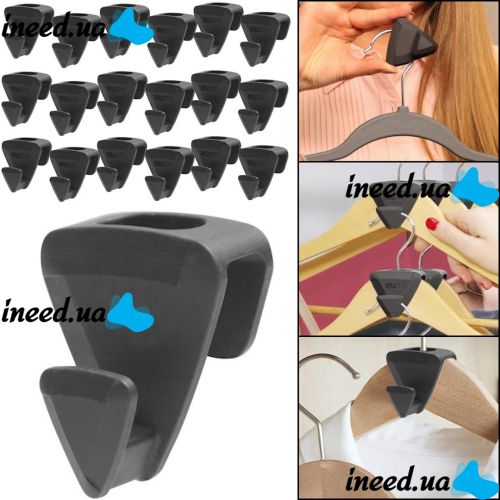 Набір гачків для вішалки Space Saver Saving Wonder Metal 18 штук, організуйте гачок L2 AND262 вішалка для одягу, тримач економить простір