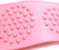 Silicone Double-Sided Body Scrubber, 70 cm, Body Scrubber and Massager, Shower and Bath Massage Brush with Handles, Silica Gel Bath Brush