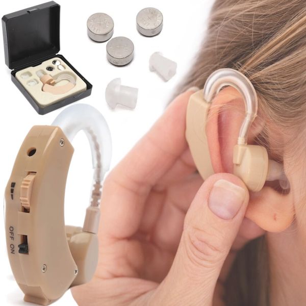 Cyber Sonic Hearing Aid Ear-to-Ear Sound Amplifier for Improving Ear Hearing Cyber Sonic Wireless Battery Powered with Case Cyber Sonic