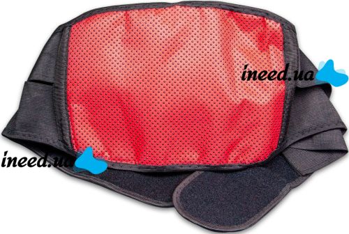 Согревающий пояс для спины Lumbar Brace NY-16 турмалиновый лечебно-согревающий эластичный бандаж для поддержки поясницы с подогревом на липучке