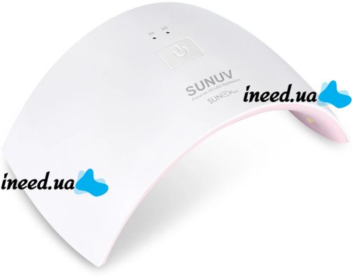 Професійна UV лампа SUN9c для манікюру і педикюру 24W апарат для сушіння гель лаку і гелю для нігтів з таймером УФ сушарка Сан 9 біла White