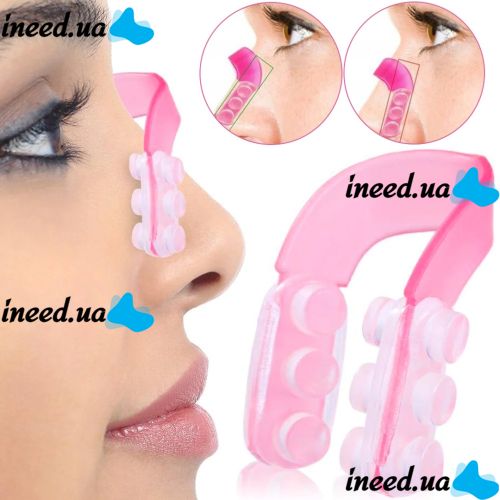 Nose Up clip clip for correcting and improving the shape of the nose, cosmetic device fixator, rhinocorrector for tightening the skin of the face Pink