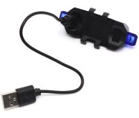Bike Light SD-616 rechargeable bike light with rear stop Bike Light SD-616 rechargeable bike light, bike stop signal on the bike frame 4 modes of operation from USB