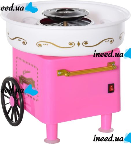Аппарат для приготовления сладкой ваты Cotton Candy Make NJ-228 Розовый автоматическое устройство мини-машина для сахарной ваты в домашних условиях