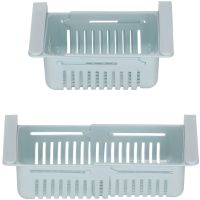 Stretchable Hanging Storage Rack TM18013 sliding refrigerator organizer TM18013 hanging container, sliding shelf, food storage basket